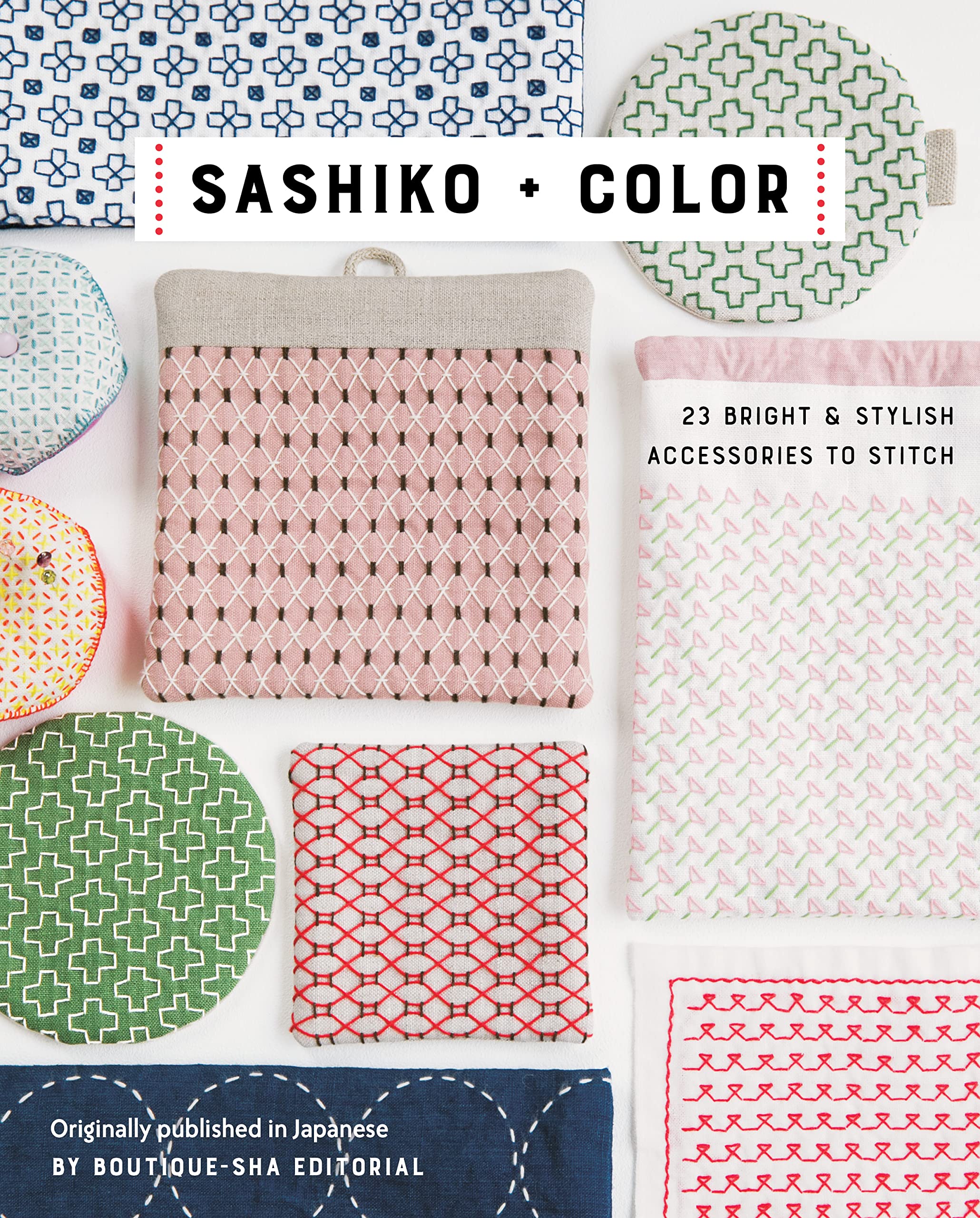 Foto 2 pulgar | Libro C&t Publishing Sashiko + Color: 23 Accesorios Brillantes - Venta Internacional.