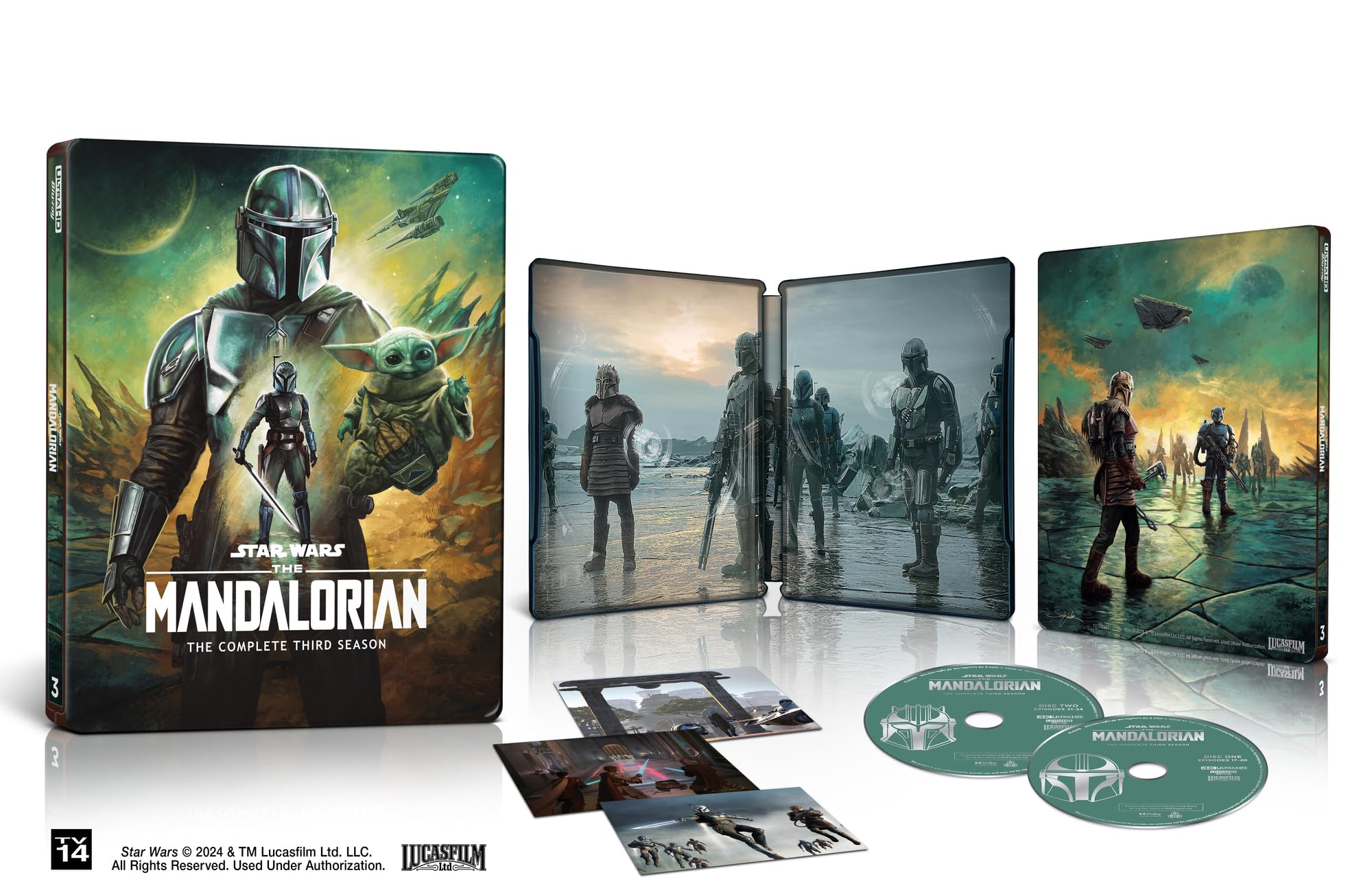 Foto 2 pulgar | Blu-ray La Tercera Temporada De The Mandalorian Sony Pictures 4k Uhd - Venta Internacional.