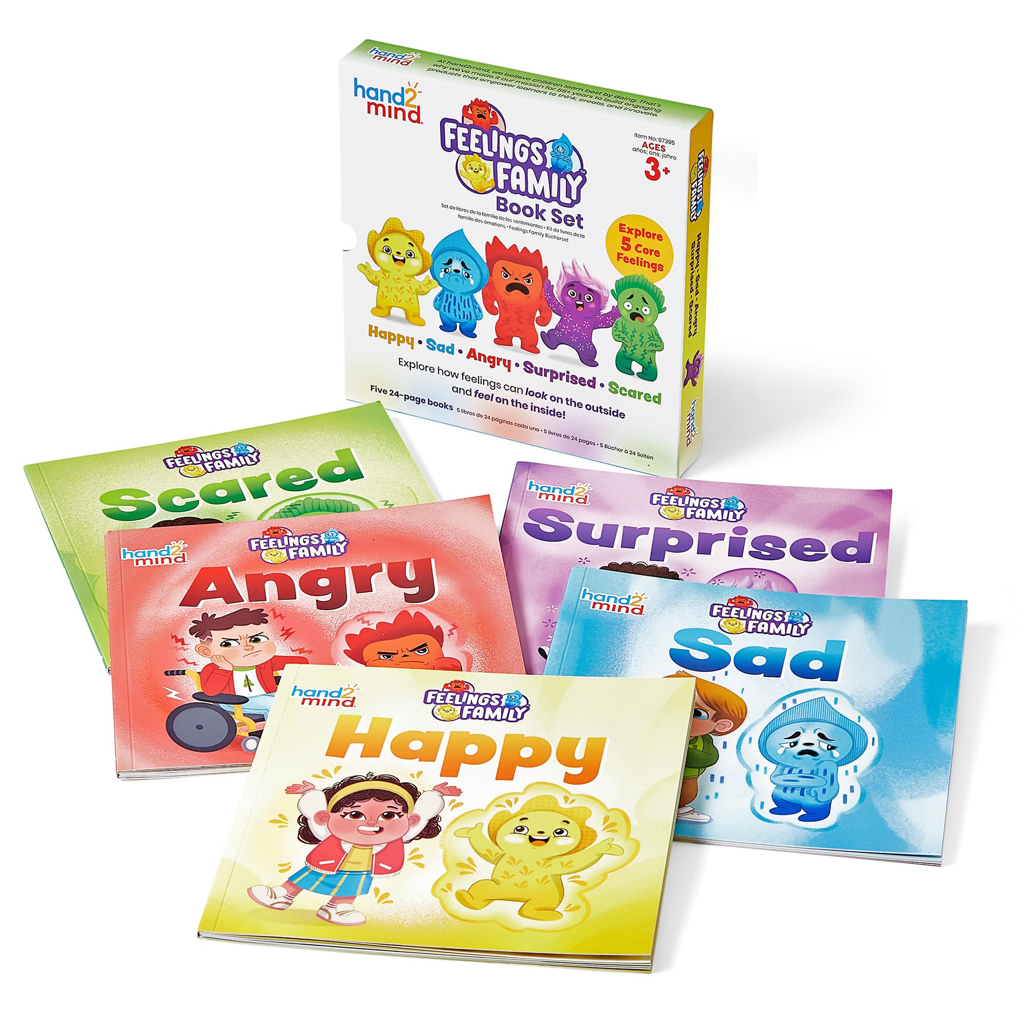 Foto 2 pulgar | Set De Libros Hand2mind Feelings Family Core Emotions Kids - Venta Internacional.
