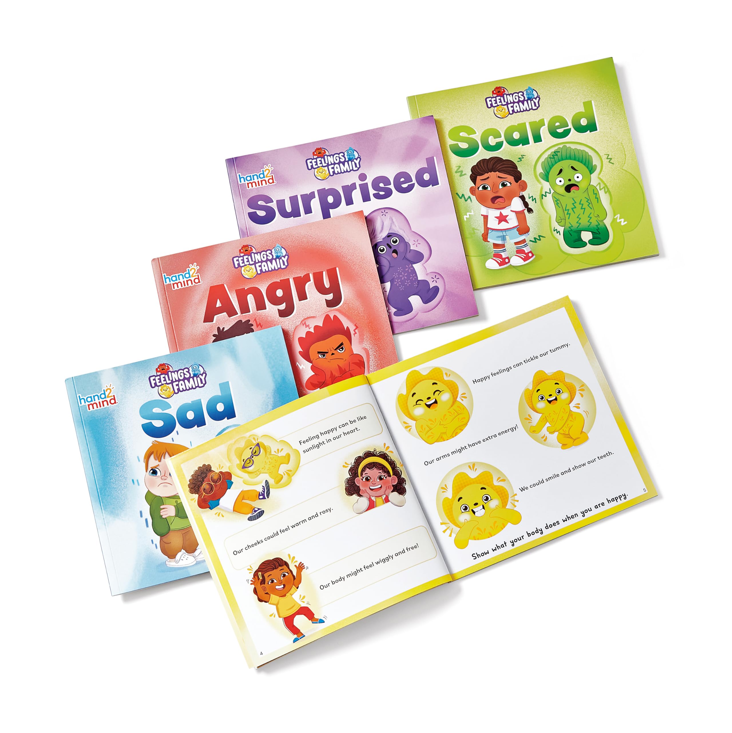 Foto 8 pulgar | Set De Libros Hand2mind Feelings Family Core Emotions Kids - Venta Internacional.