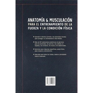 Foto 2 | Anatomía Y Musculación Para El Entrenamiento De La Fuerza Y La Condición Física