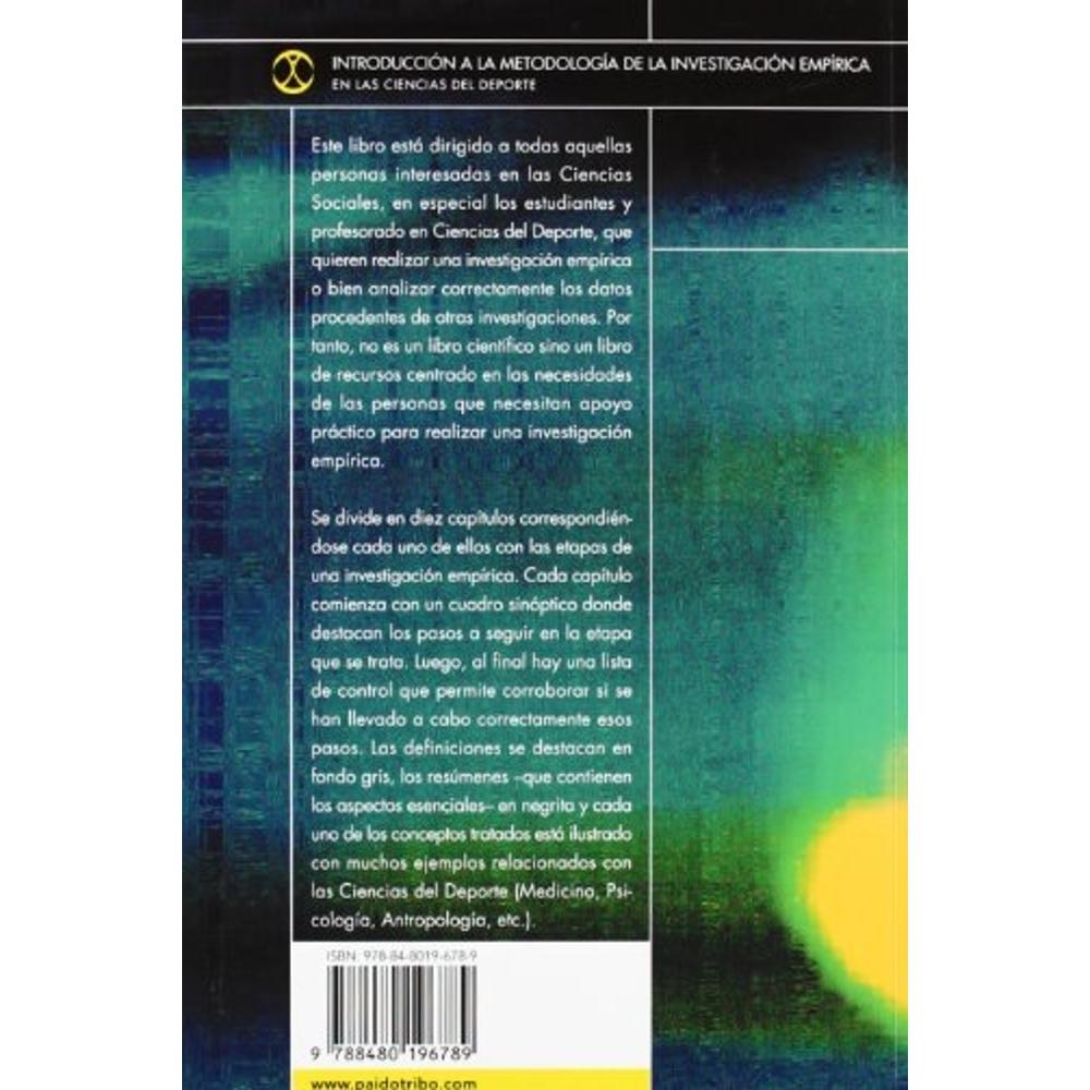 Foto 3 pulgar | Introducción A La Metodología De La Investigación En Las Ciencias Del Deporte