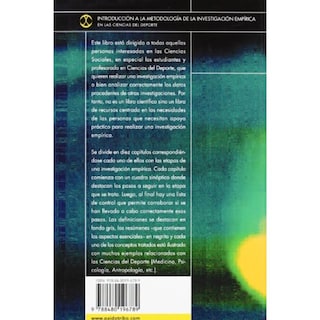 Foto 2 | Introducción A La Metodología De La Investigación En Las Ciencias Del Deporte