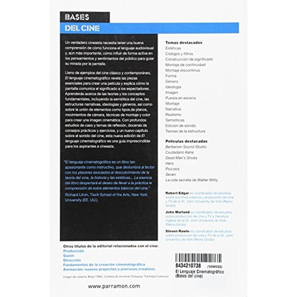 Foto 3 pulgar | El Lenguaje Cinematográfico