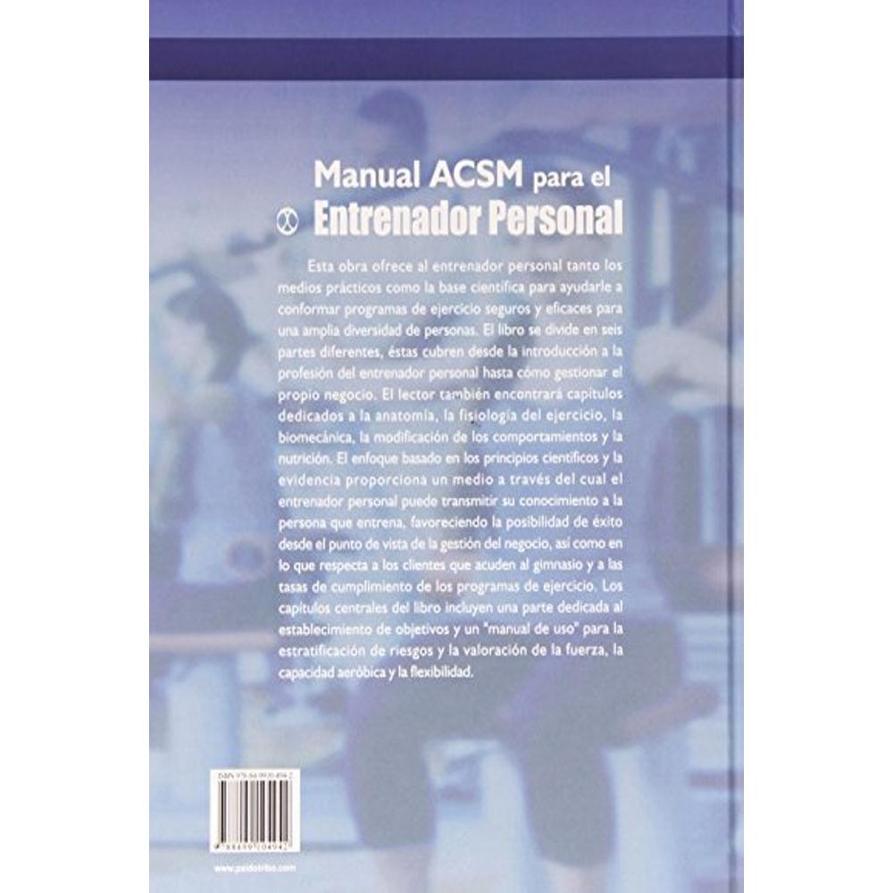 Foto 2 | Manual Acsm Para El Entrenador Personal