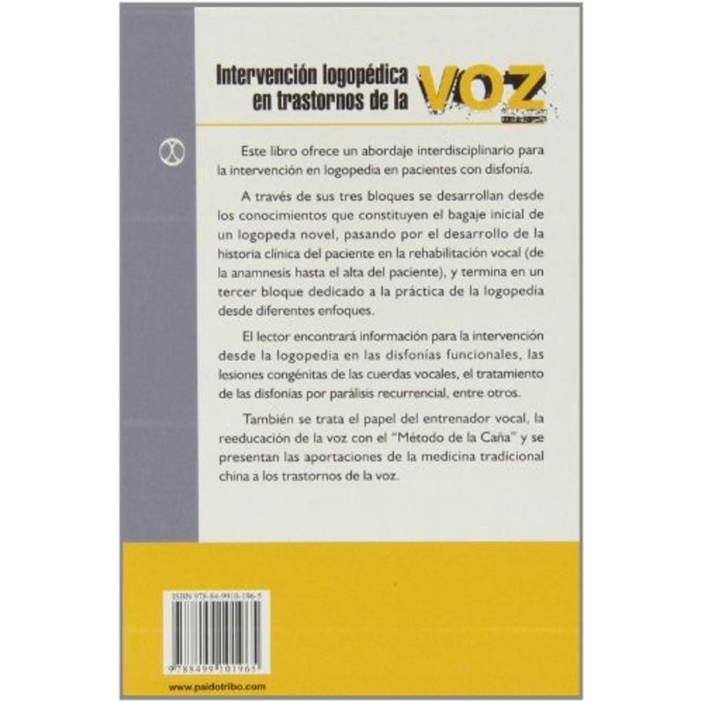 Foto 2 | Intervención Logopédica En Trastornos De La Voz