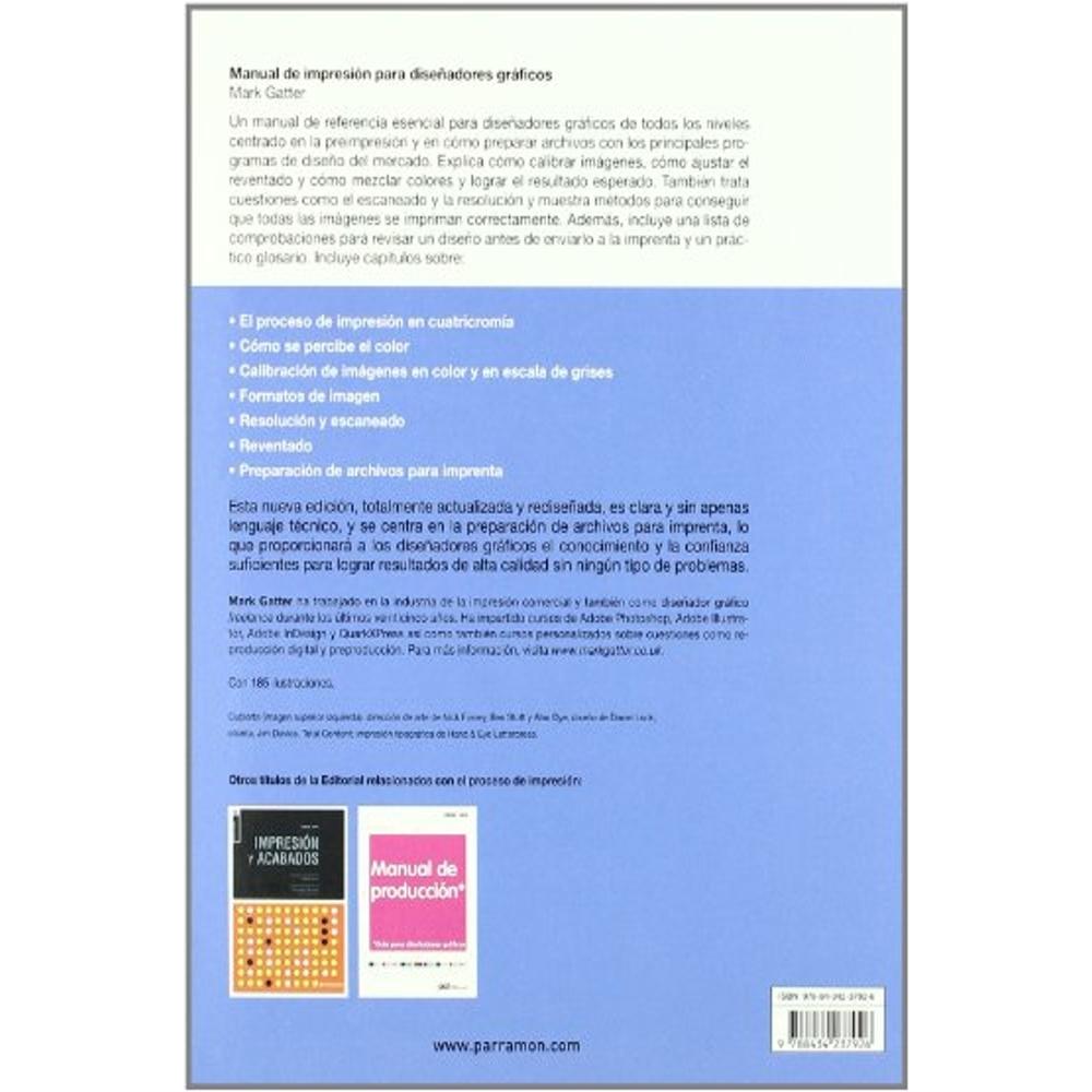 Foto 3 pulgar | Manual De Impresión Para Diseñadores Gráficos