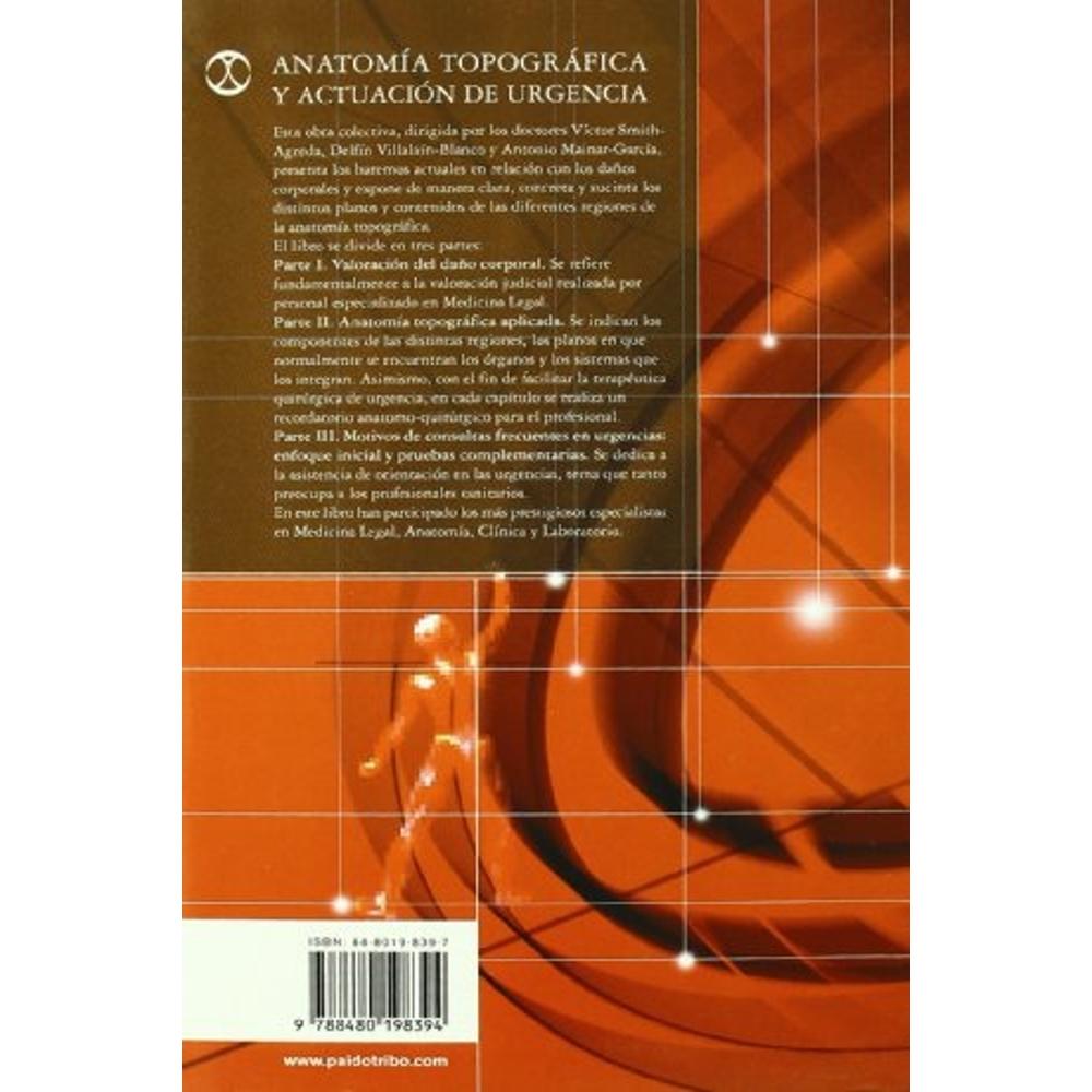 Foto 2 | Anatomía Topográfica Y Actuación De Urgencia (cartoné)