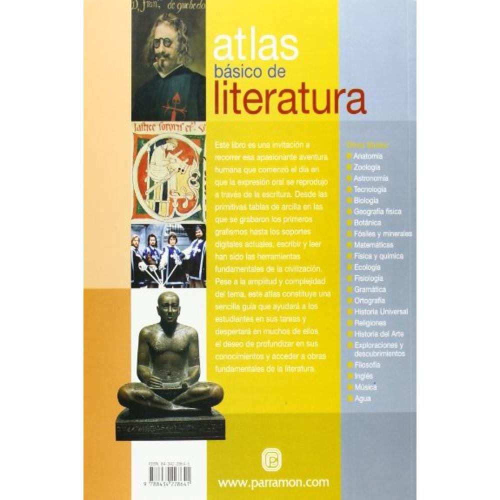 Foto 3 pulgar | Atlas Básico De Literatura