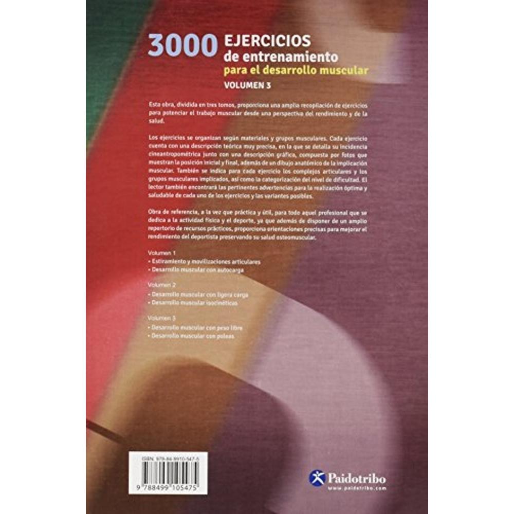 Foto 3 pulgar | Tres 1000 Ejercicios De Desarrollo Muscular Vol. 3