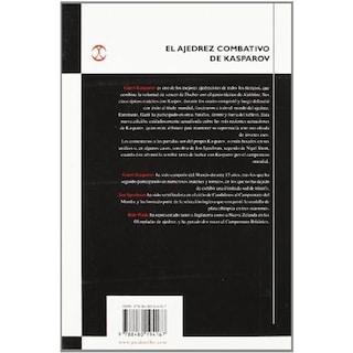 Foto 2 | Ajedrez Combativo De Kasparov, El