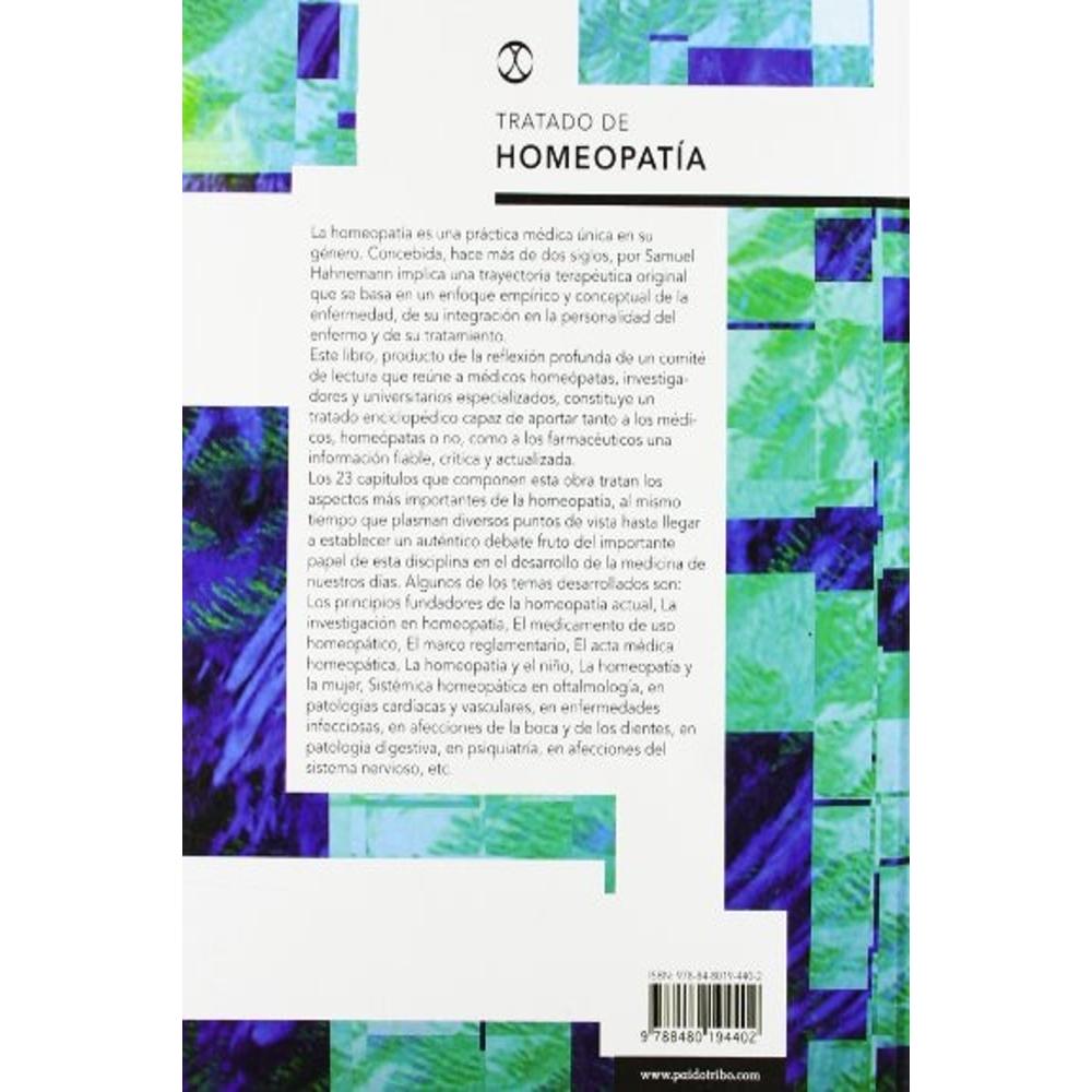 Foto 2 | Tratado De Homeopatía (cartoné)