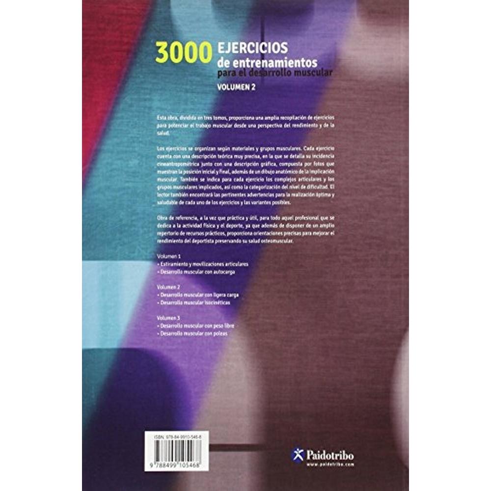 Foto 3 pulgar | Tres 1000 Ejercicios De Desarrollo Muscular Vol. 2