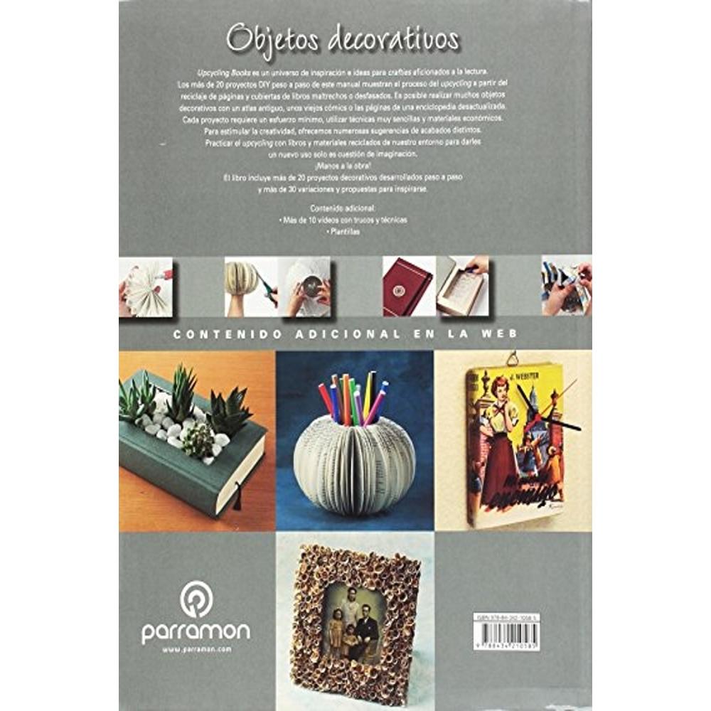 Foto 3 pulgar | Objetos Decorativos - Upcycling Books
