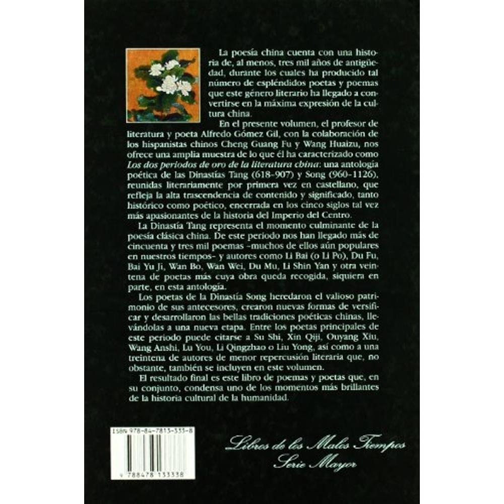 Foto 2 | Antología Poética De Las Dinastías Tang Y Song