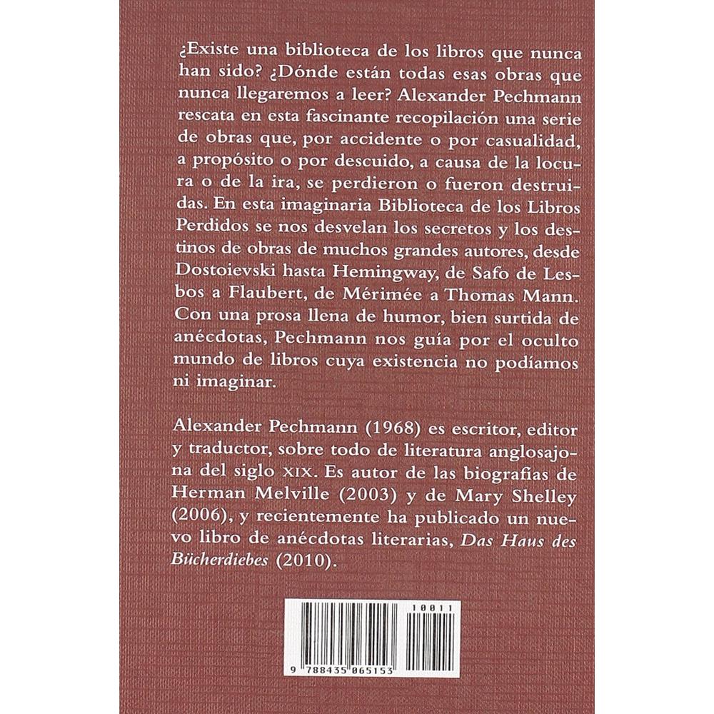 Foto 3 pulgar | Libro La Biblioteca de los Libros Perdidos