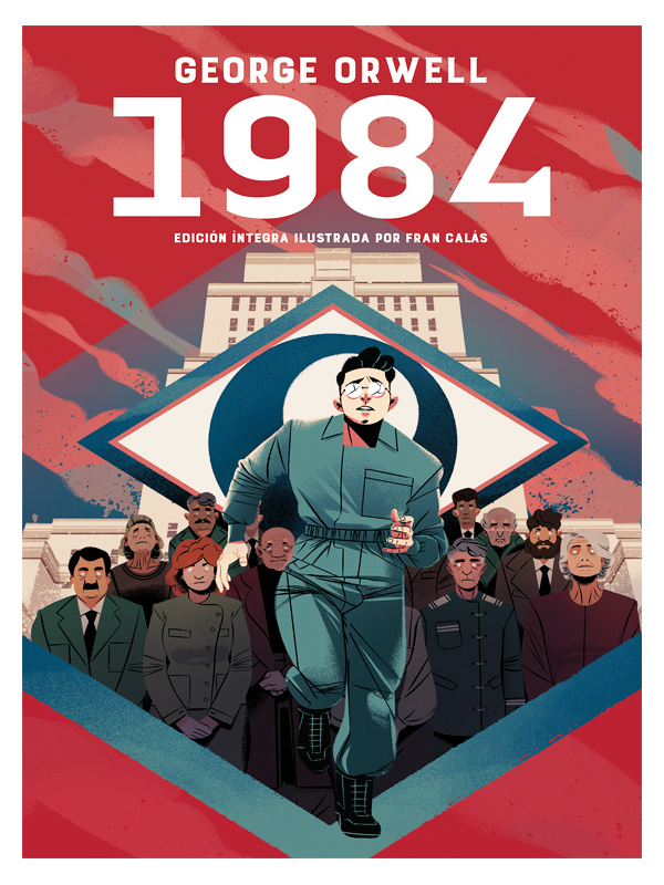 Foto 2 pulgar | Libro 1984 Edición Integra Ilustrada Por Fran Calás  Editorial Alfaguara Autor George Orwell