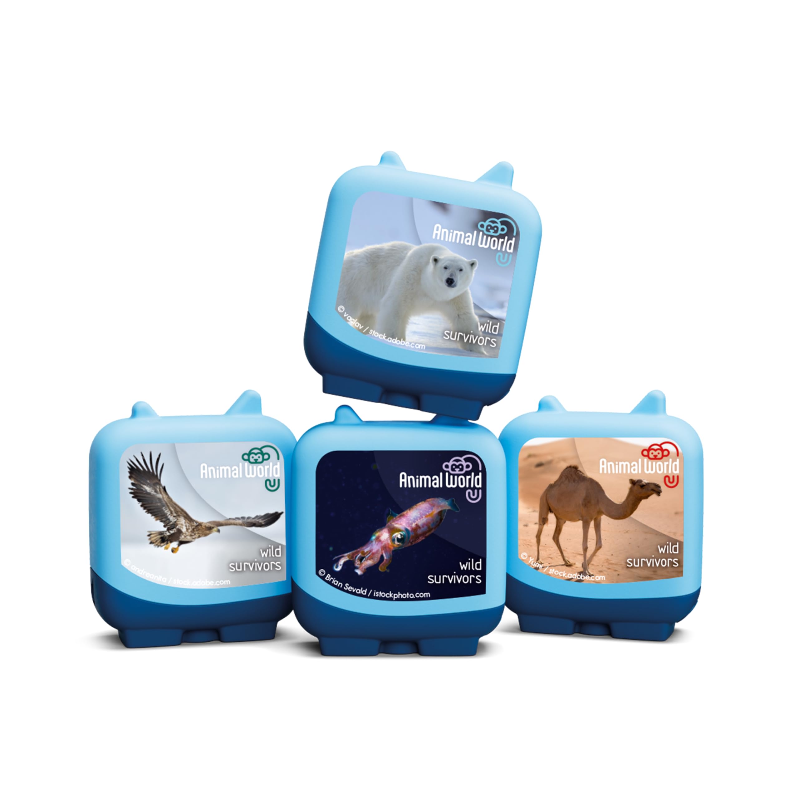 Juguete Educativo Tonies Animal World Wild Survivors, Paquete De 4 - Venta Internacional.