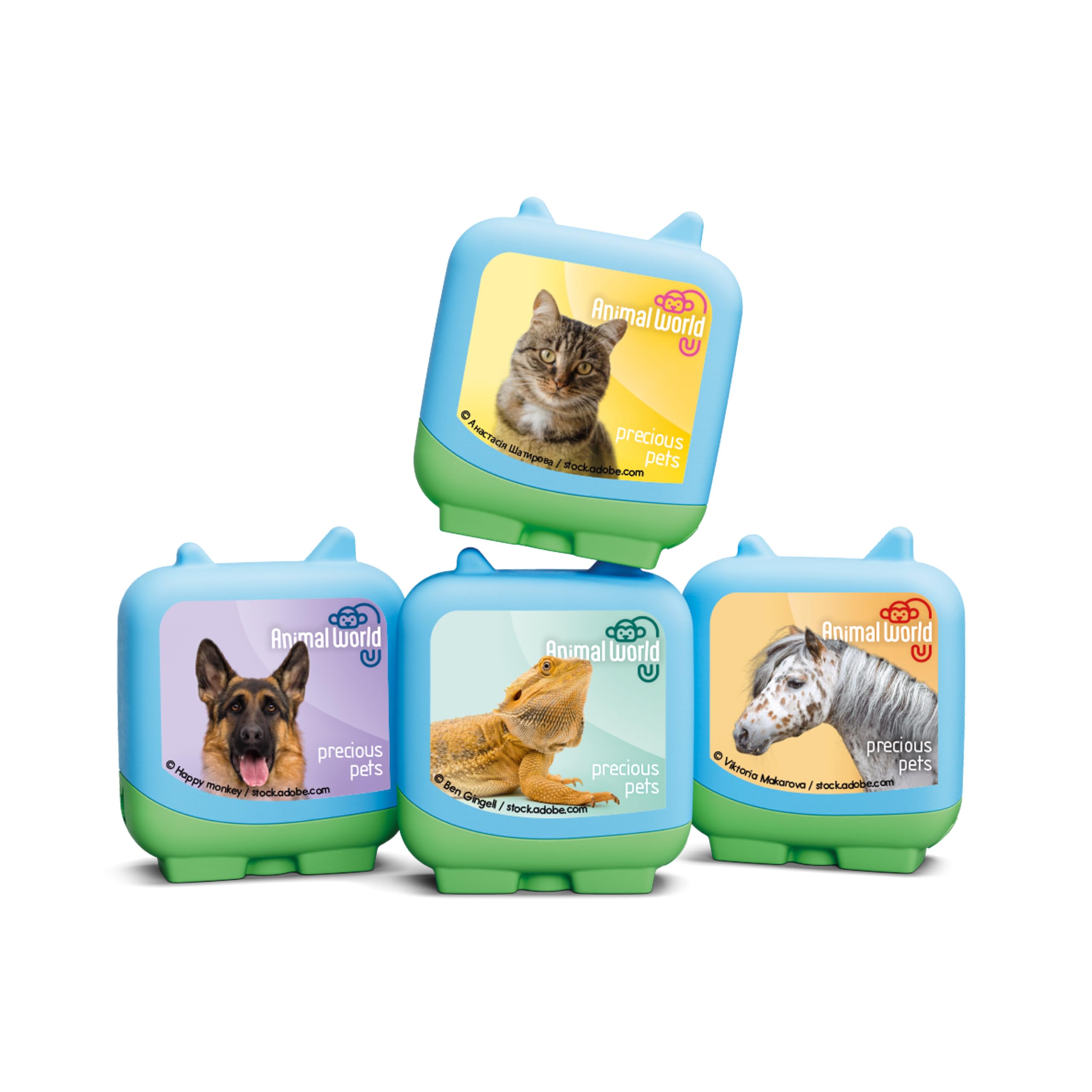 Set Inteligente De Mascotas Preciosas De Tonies Animal World, Paquete De 4 - Venta Internacional.