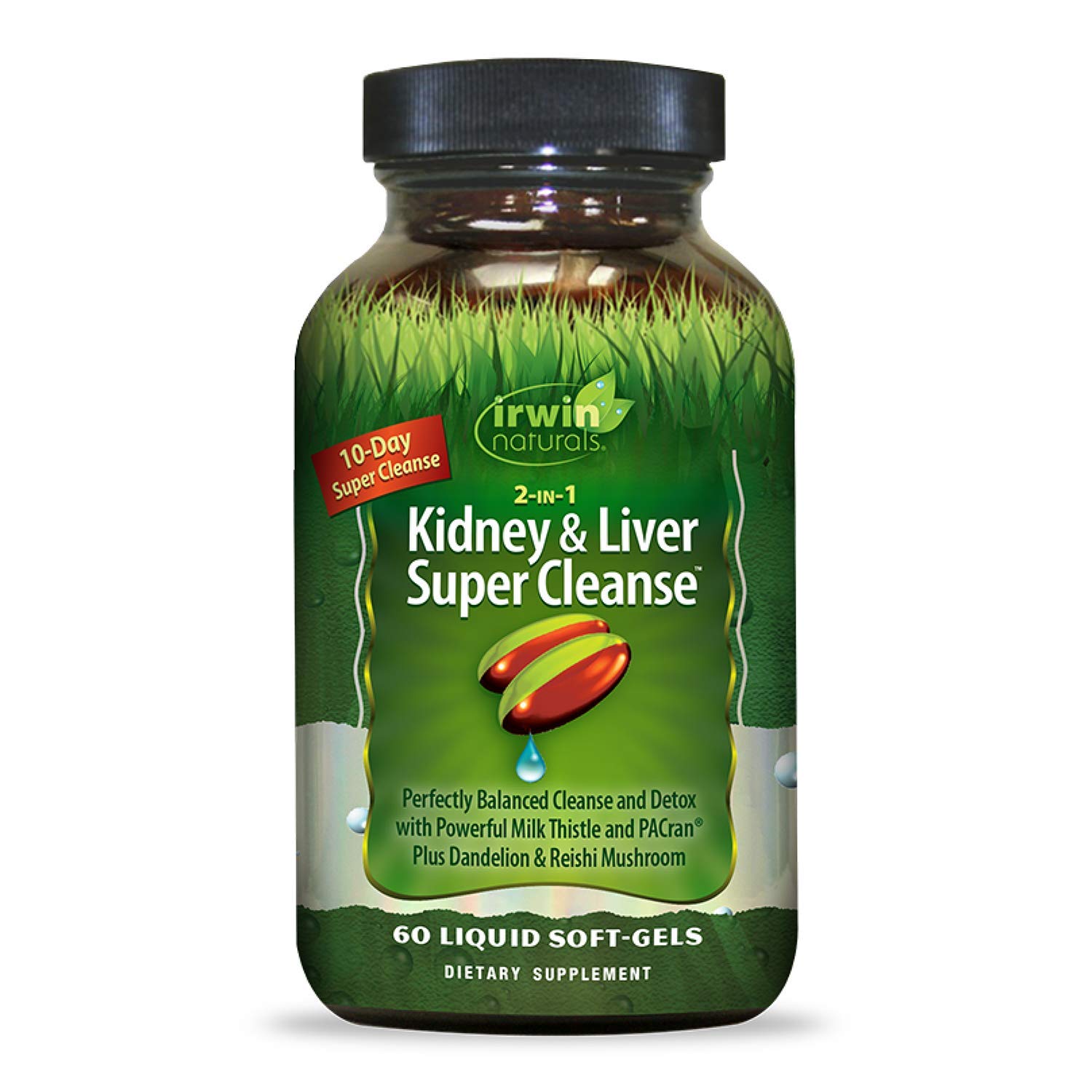 Suplemento Irwin Naturals Kidney & Liver Super Cleanse 60 Geles - Venta Internacional.