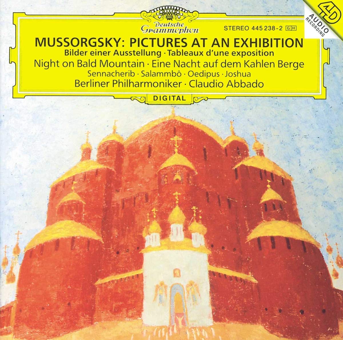 Cd Abbado Claudio Filarmónica De Berlín → Fotos De Mussorgsky - Venta Internacional.