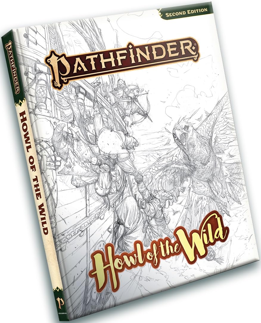 Foto 2 pulgar | Libro Pathfinder Rpg Howl Of The Wild Sketch Ed Tapa Dura - Venta Internacional.