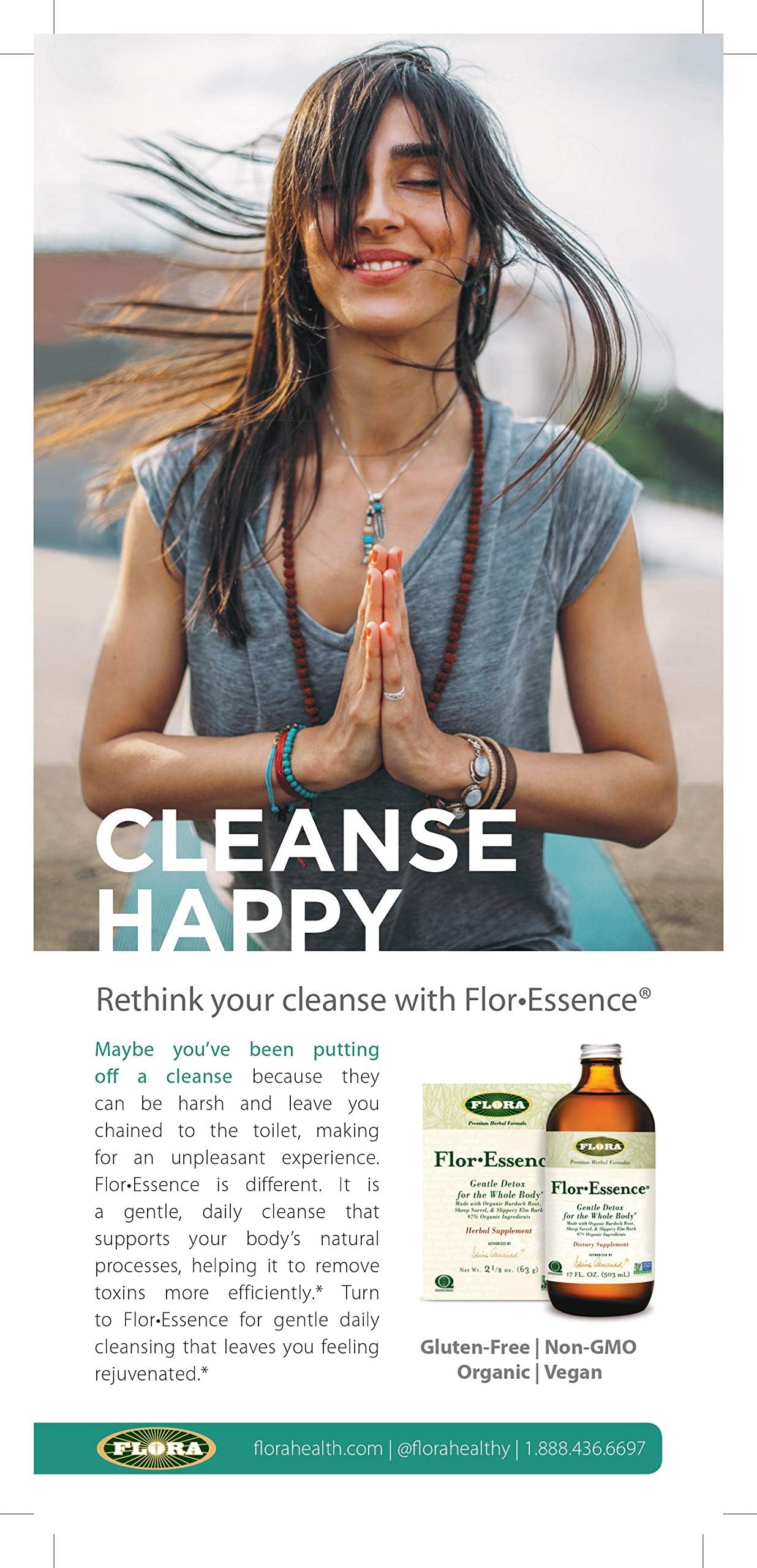 Foto 3 | Kit De Desintoxicación Flora Flor-essence Para 7 Días Y 3 Pasos Con Té Desintoxicante - Venta Internacional.