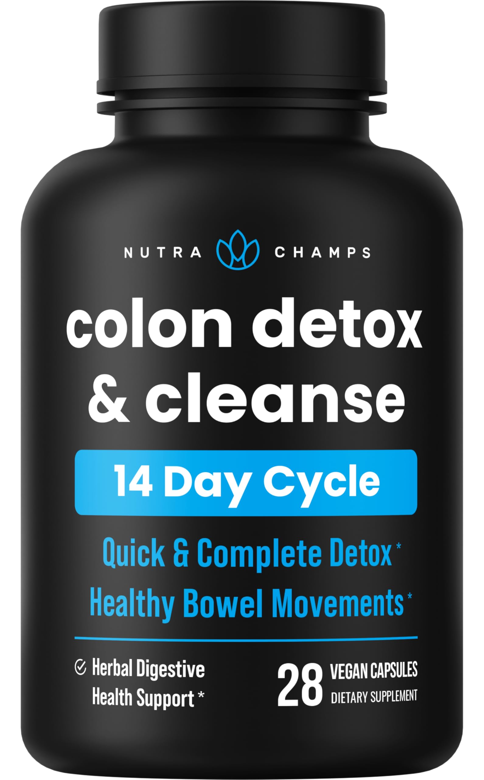 Foto 2 pulgar | Colon Cleanse Nutrachamps, Limpiador Rápido De 14 Días Para Bajar De Peso - Venta Internacional.
