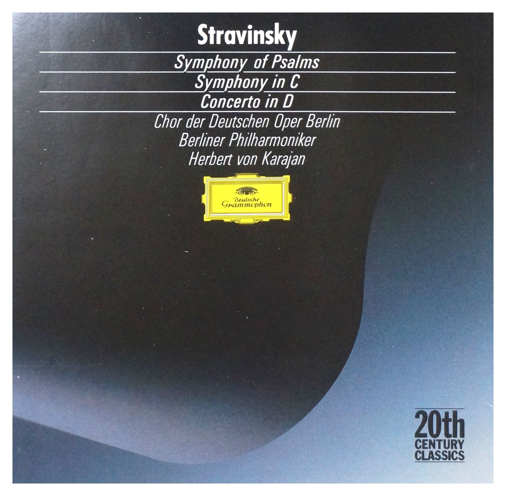 Cd Stravinsky: Sinfonía De Salmos, Sinfonía En Do Mayor, Concierto En Re - Venta Internacional. $854