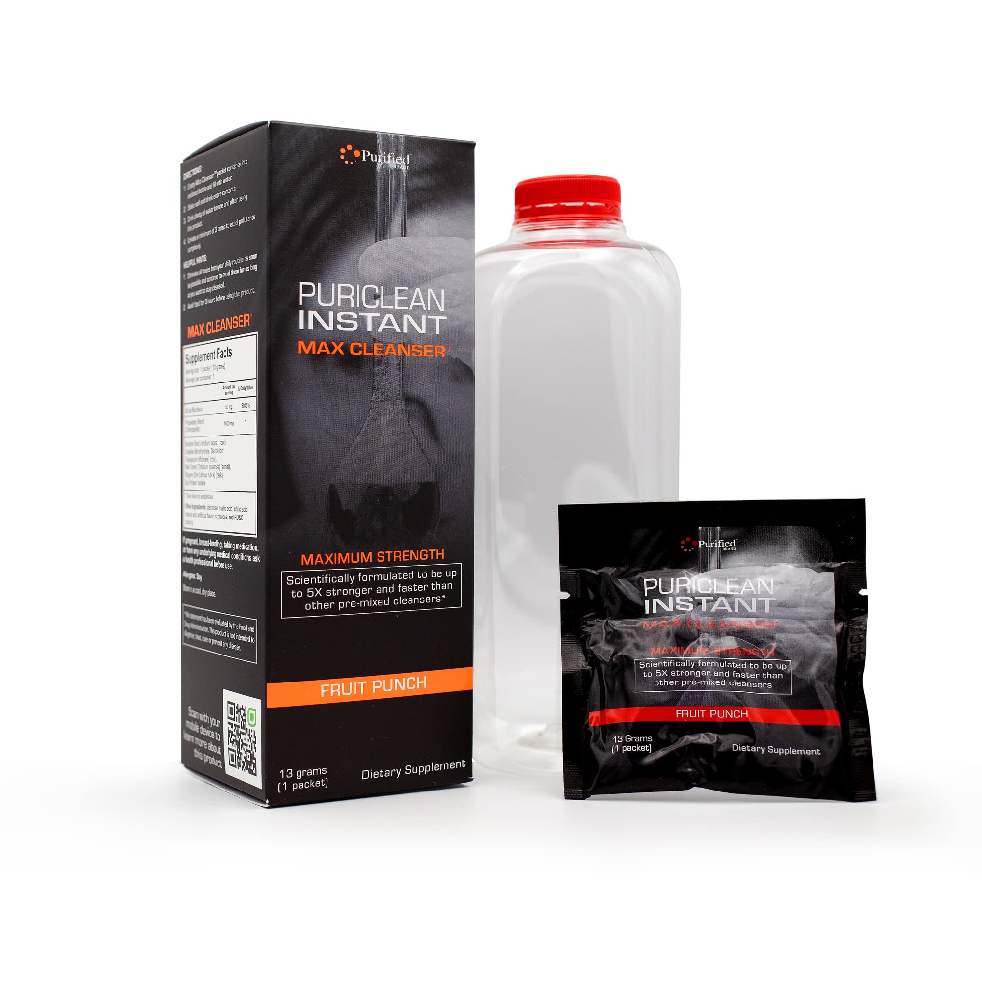 Foto 1 | Detox Cleanse Wellgenix Puriclean Instant Max Fruit Punch - Venta Internacional.