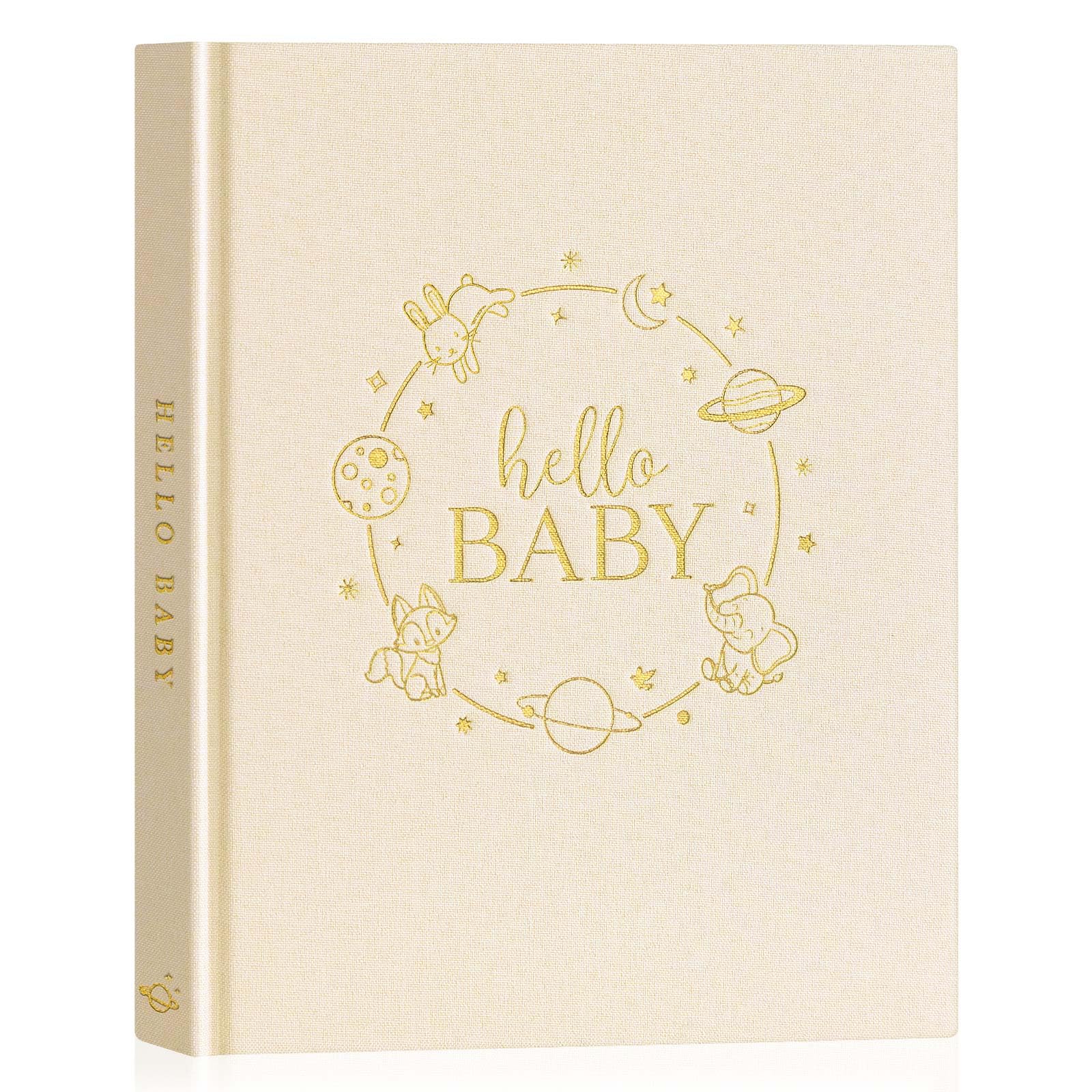 Foto 2 pulgar | Libro De Recuerdos Para Bebés Lanpn Hello Baby Para Niño Y Niña, Color Beige - Venta Internacional.