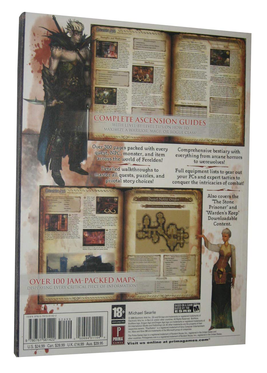 Foto 2 | Guía Del Juego Libro Usado Oficial De Dragon Age: Origins De Prima - Venta Internacional.