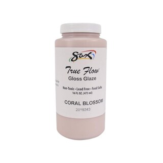 Foto 1 | Glaze Sax Gloss Coral Blossom, 473 Ml, Para Cerámica Y Cerámica - Venta Internacional.