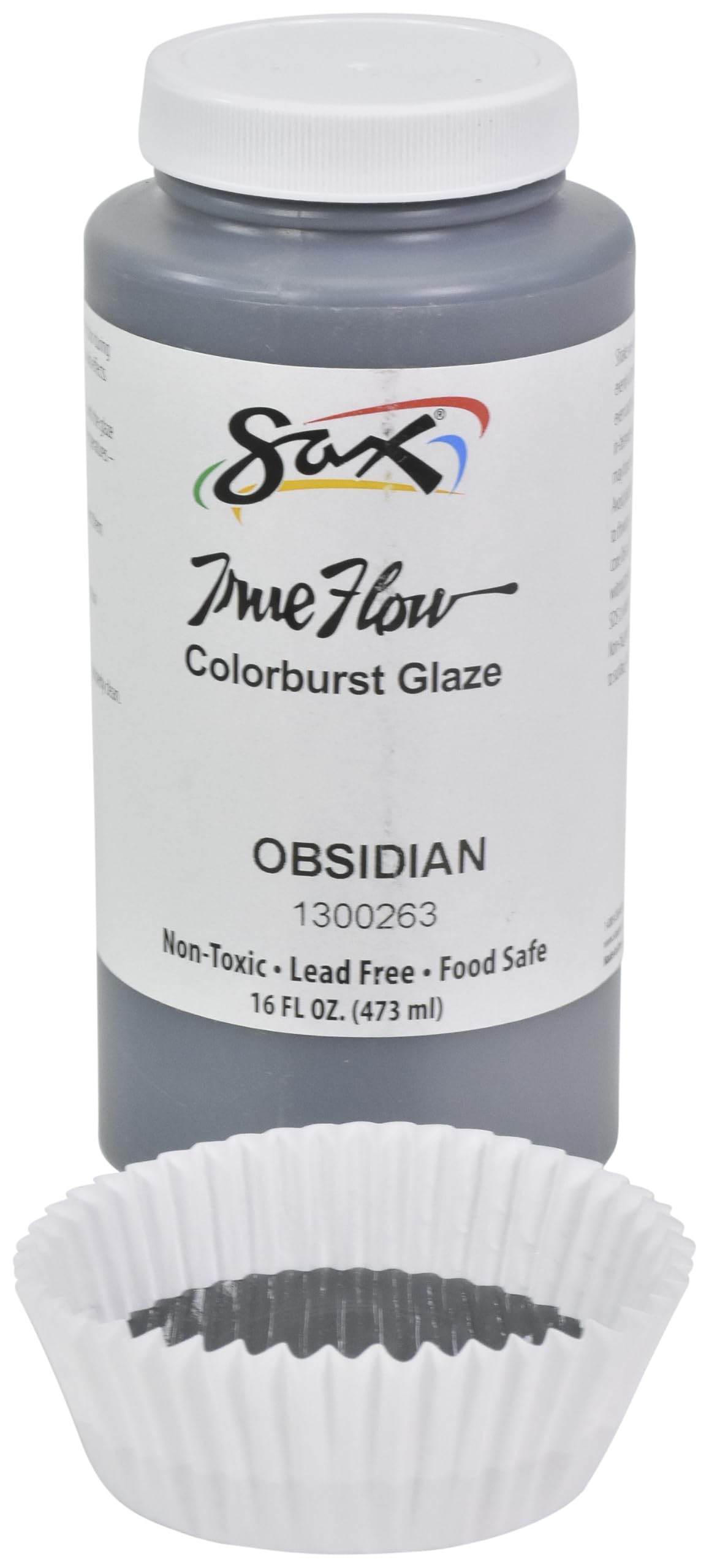 Foto 3 | Glaze Sax Colorburst Obsidian Para Cerámica Y Cerámica, 500 Ml - Venta Internacional.