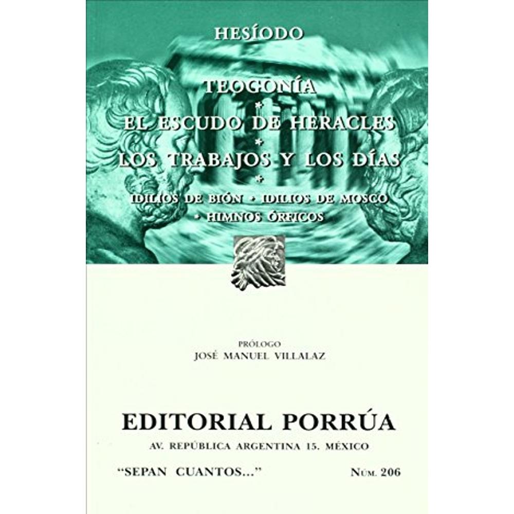 Foto 2 pulgar | Teogonía, El Escudo De Heracles, Los Trabajos Y Los Días, Idilios De Bión, Idilios De Mosco, Himnos