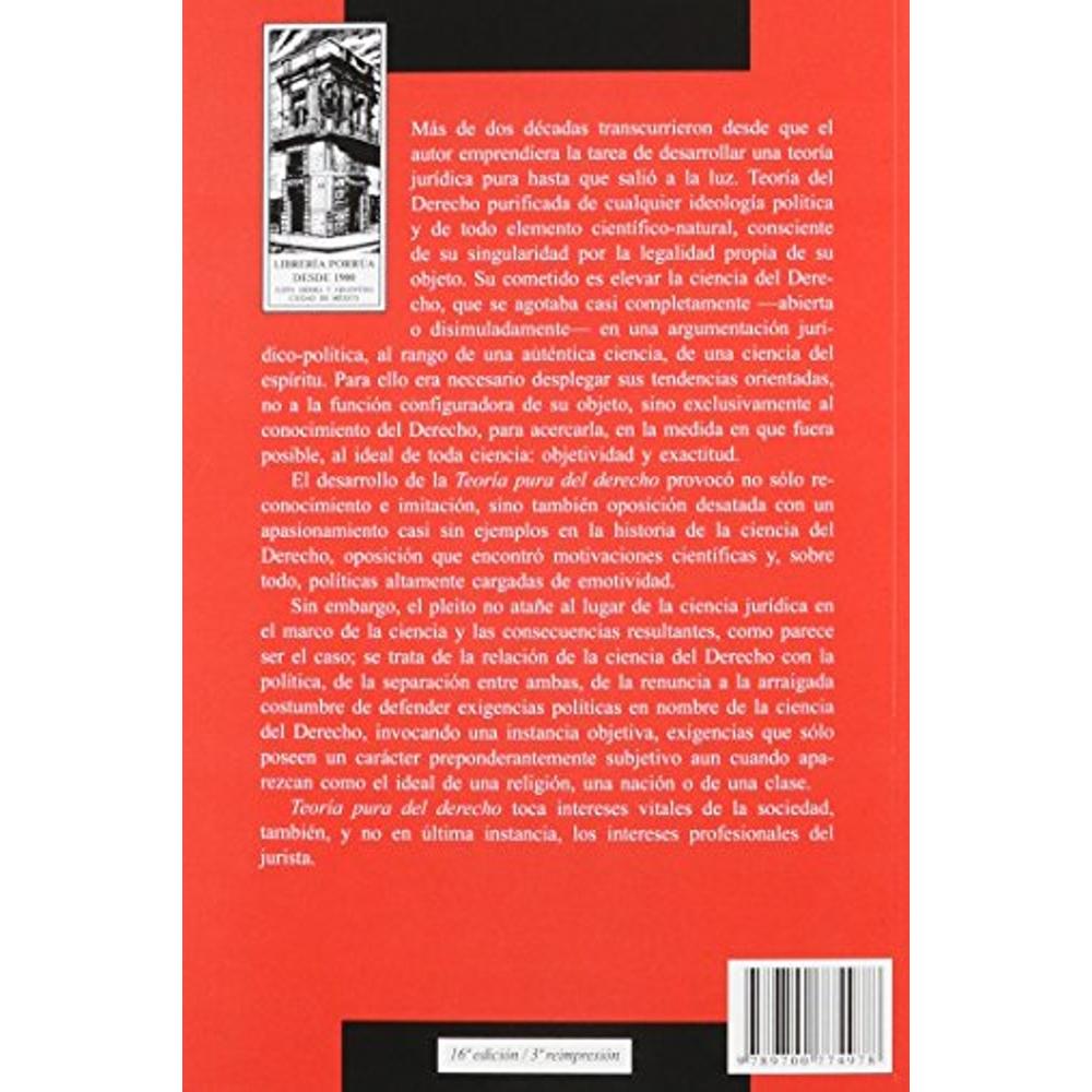 Foto 3 pulgar | Teoría Pura Del Derecho
