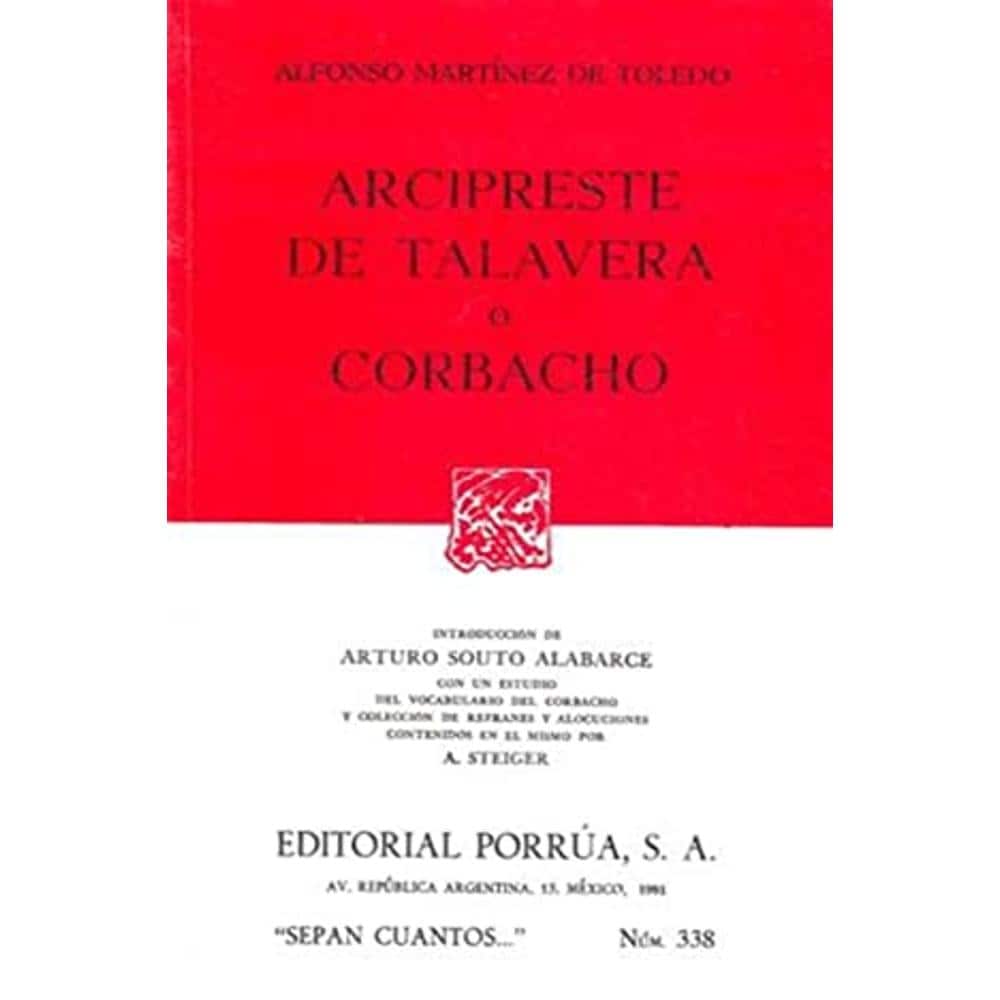 Arcipreste De Talavera O Corbacho $199