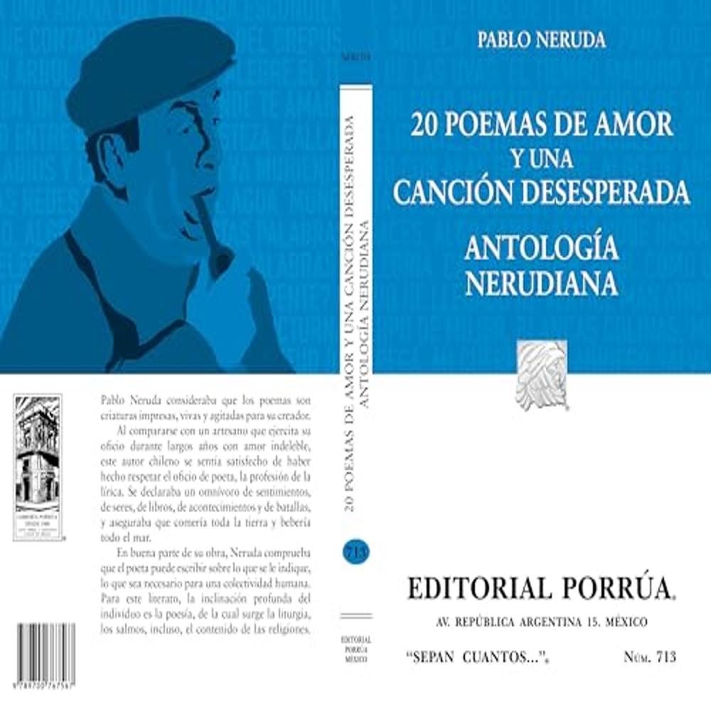 Foto 2 pulgar | 20 Poemas De Amor Y Una Canción Desesperada, Antología Nerudiana