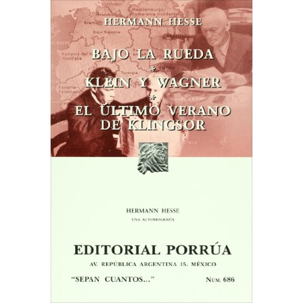Foto 2 pulgar | Bajo La Rueda, Klein Y Wagner, El Último Verano De Klingsor