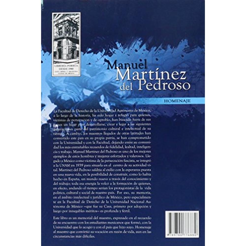 Foto 3 pulgar | Manuel Martínez Del Pedroso: Homenaje