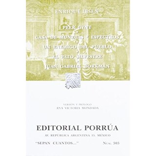 Foto 1 | Peer Gynt, Casa De Muñecas, Espectros, Un Enemigo Del Pueblo, El Pato Silvestre, Juan Gabriel Borkma