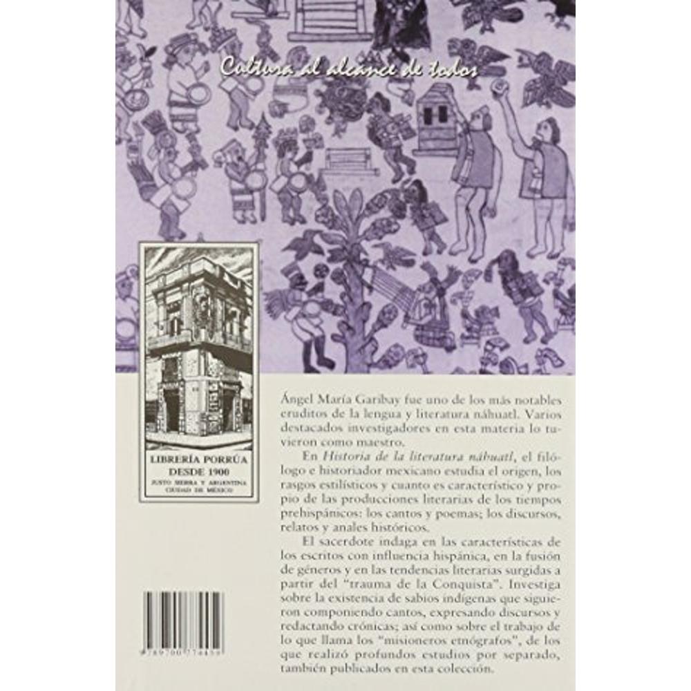 Foto 3 pulgar | Historia De La Literatura Náhuatl