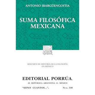 Foto 1 | Suma Filosófica Mexicana (resumen De Historia De La Filosofía En México)