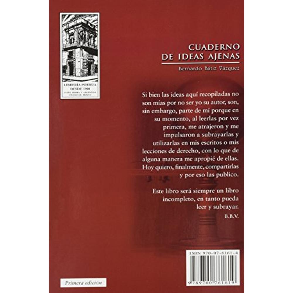 Foto 3 pulgar | Cuaderno De Ideas Ajenas