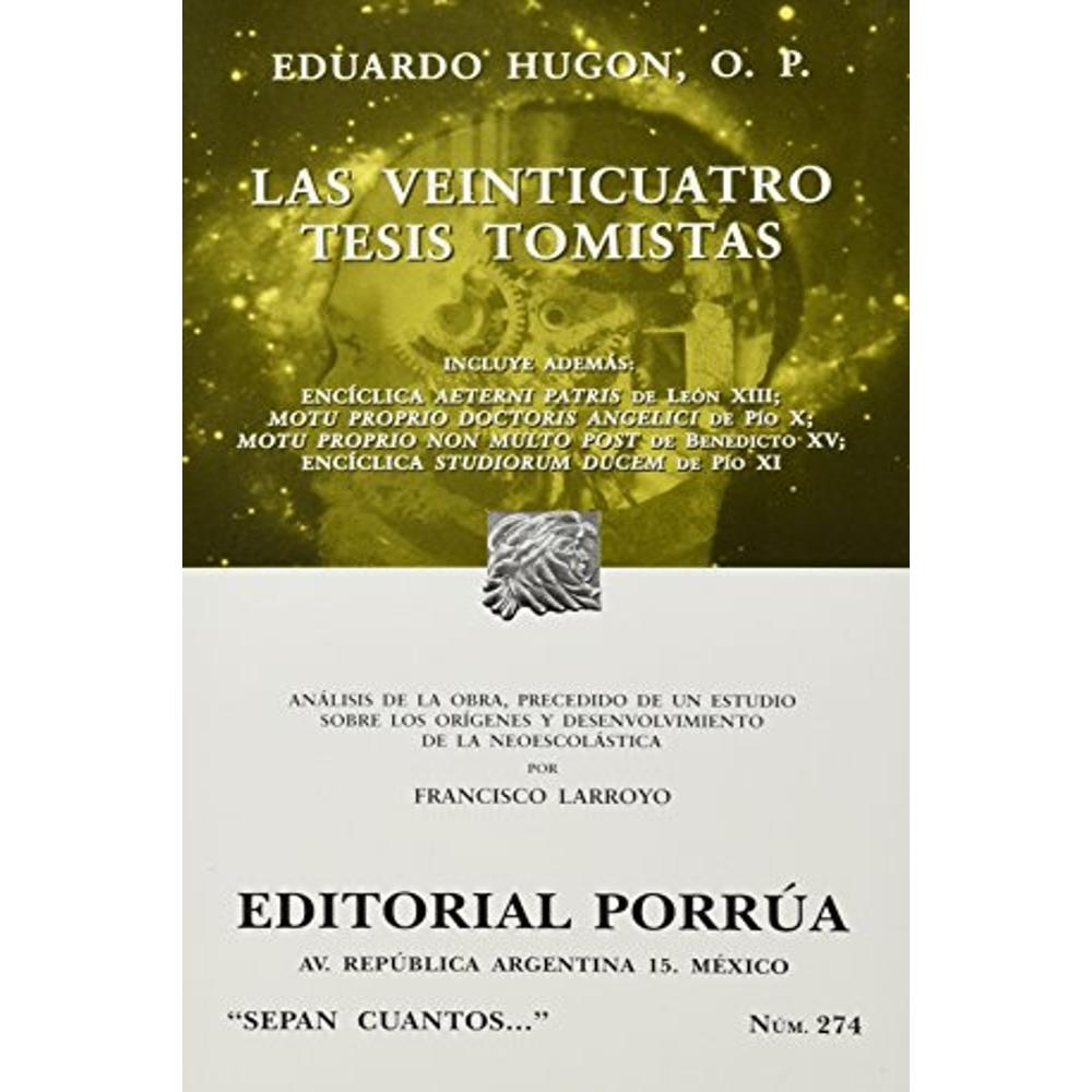 Foto 2 pulgar | Las Veinticuatro Tesis Tomistas