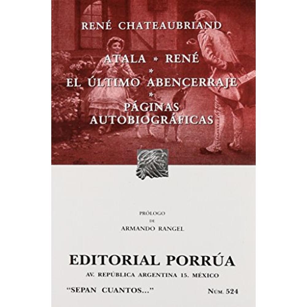Foto 2 pulgar | Atala, René, El Último Abencerraje, Páginas Autobiográficas