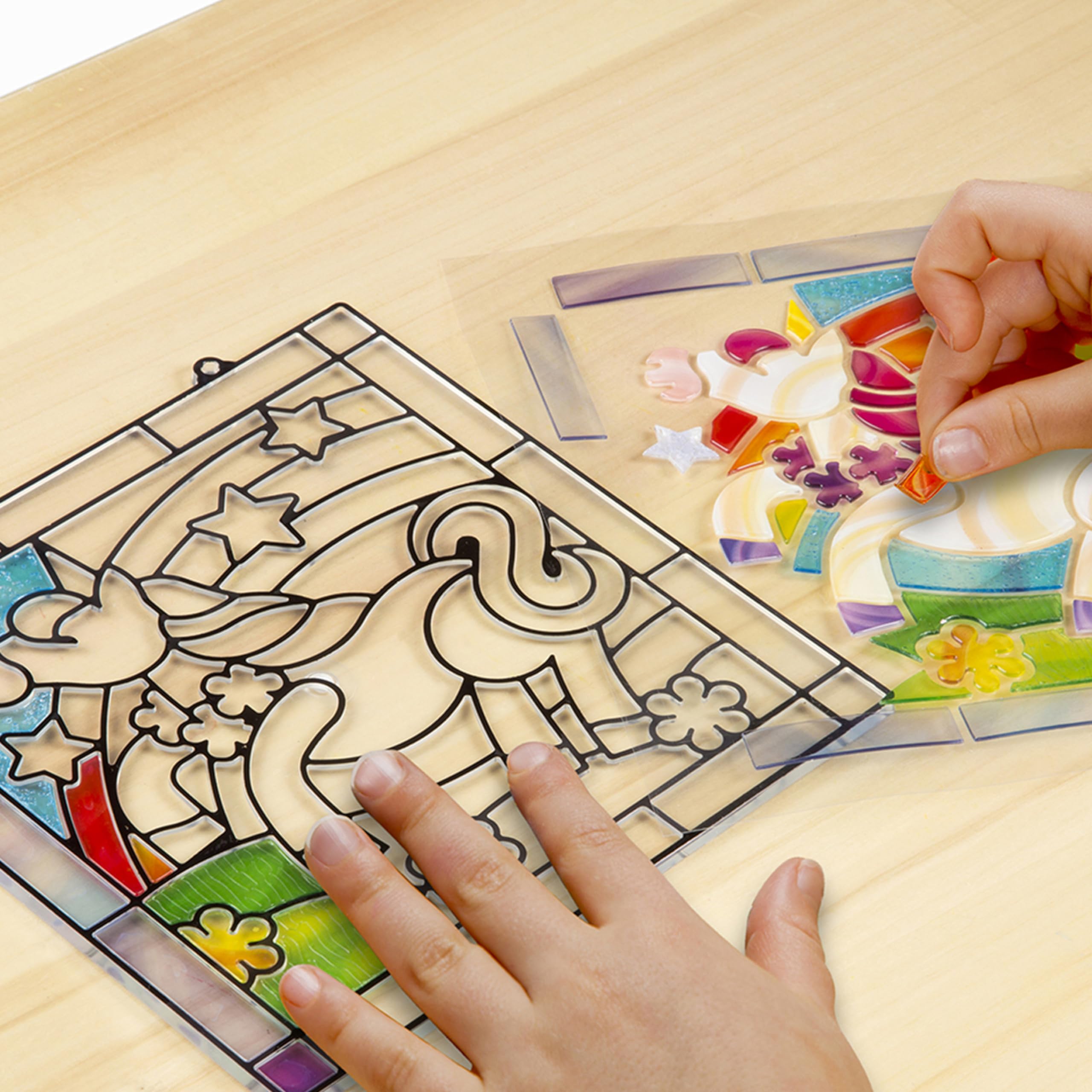 Foto 3 pulgar | Kit De Manualidades Melissa & Doug Con Vitrales Con Forma De Unicornio Para Niños De 5 Años O Más - Venta Internacion
