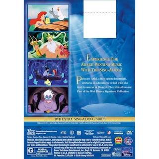 Foto 2 | Dvd Disney La Sirenita - Venta Internacional.