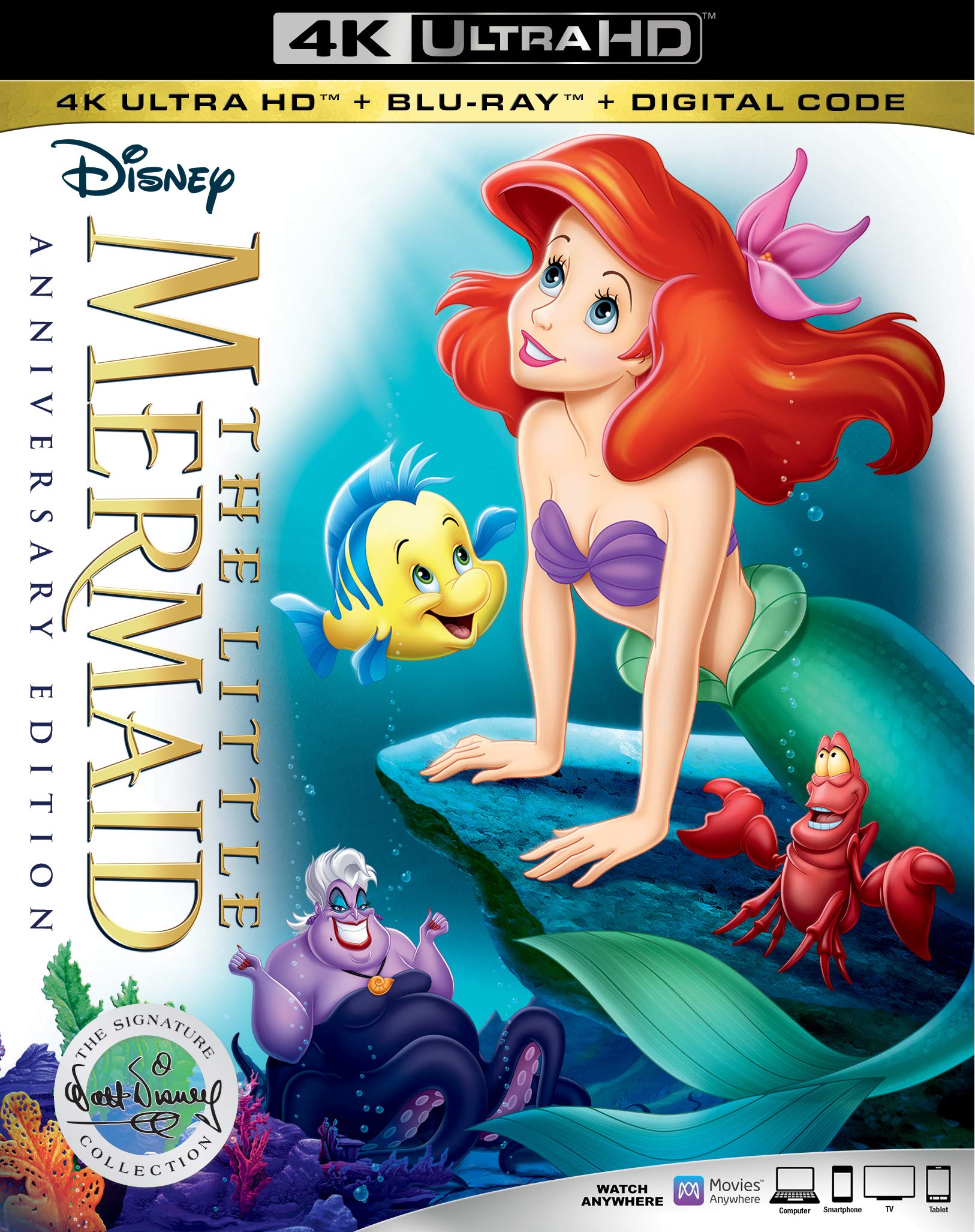 Foto 1 | Película Disney La Sirenita 4k Uhd - Venta Internacional.