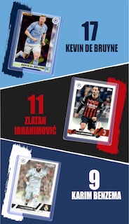 Foto 4 | Tarjetas Coleccionables De Fútbol G.o.a.t Chaser Lionel Messi Cristiano Ronaldo Kylian Mbappe - Venta Internacional.